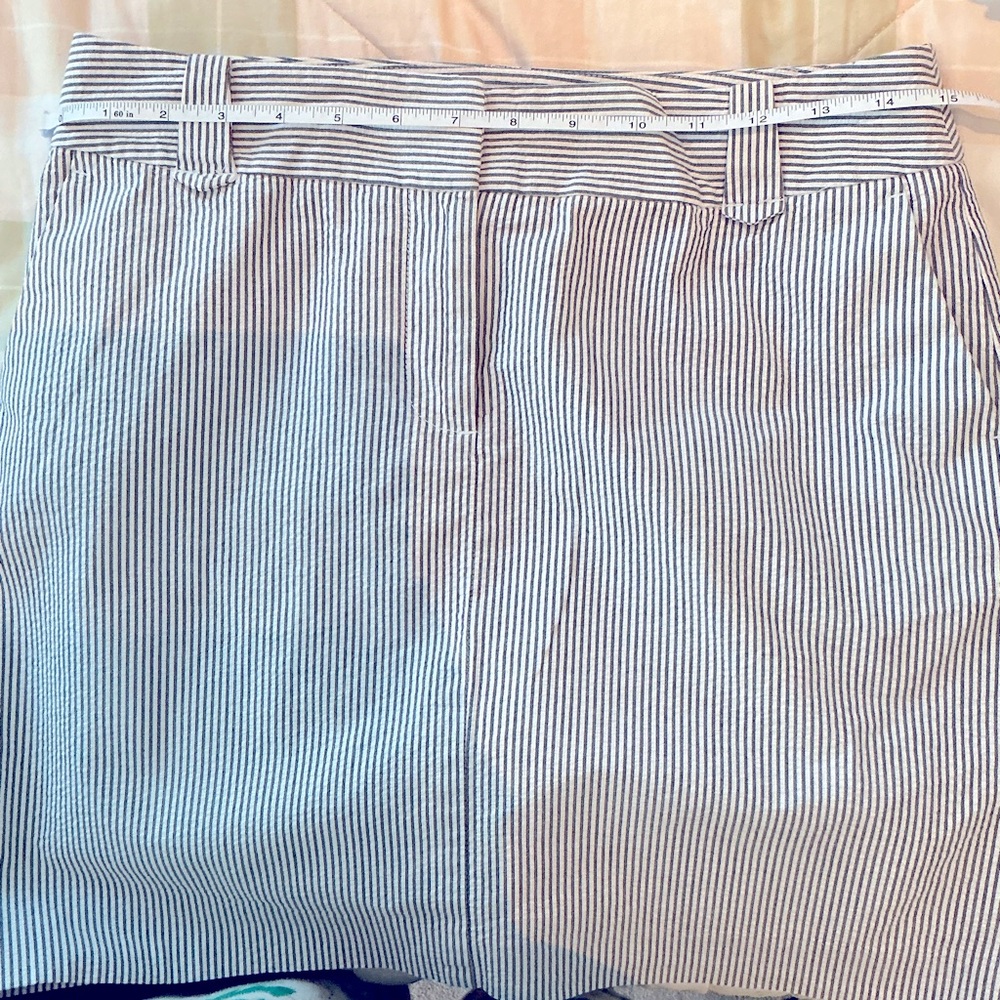 LOFT Gray and White Mini Pencil Skirt - Picture 7 of 11